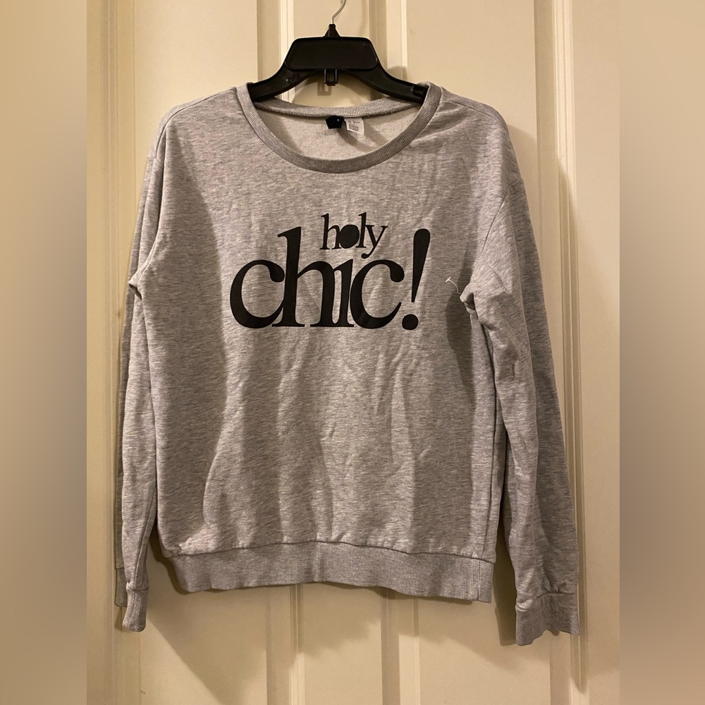 H & M holy chic pullover in size medium